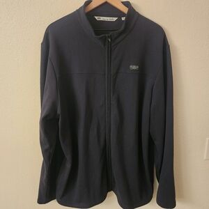 Travis Mathew Black Full Zip High-performance Jacket Mens XXL